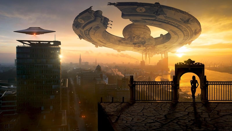 Future Dystopian City